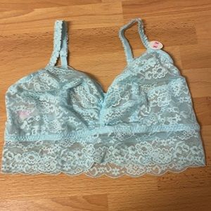 NWT✨VS Pink Light Blue Bralette